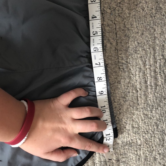 Grey with pink seams Nike DriFit athletic shorts - Picture 4 of 6